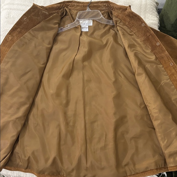 Allison Woods Suede Vintage 90s Button Down Western Jacket Size XL NWOT - Picture 8 of 15